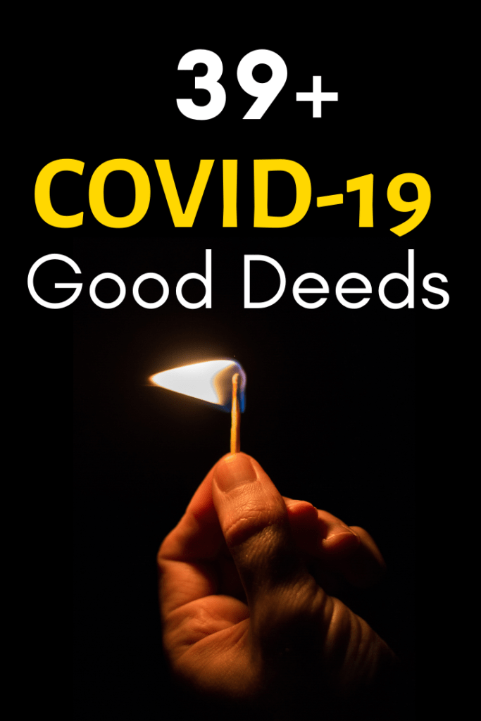 coronavirus acts of kindness things to do