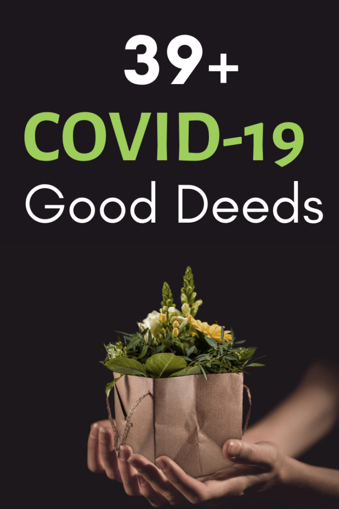 coronavirus acts of kindness things to do