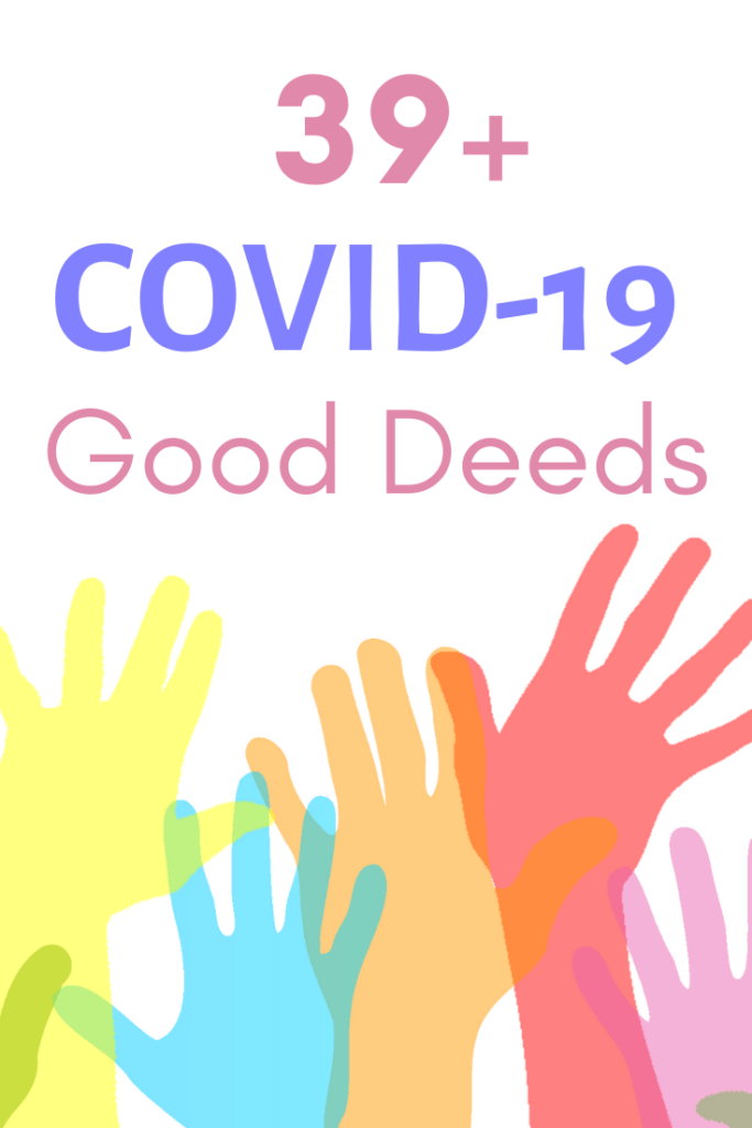 coronavirus acts of kindness things to do