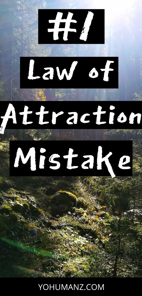 law of attraction mistake 