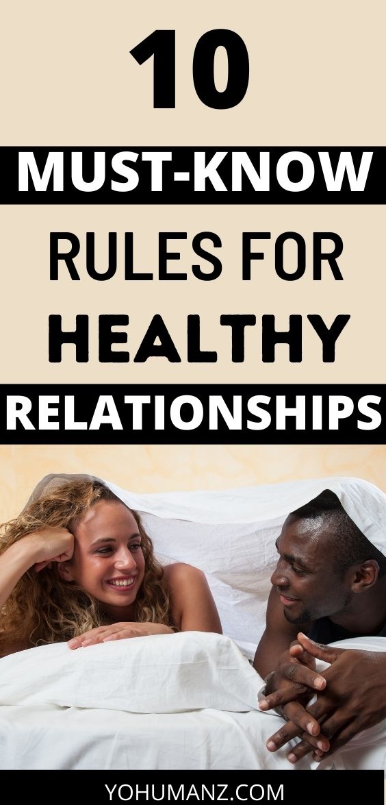 how to have a healthy relationship