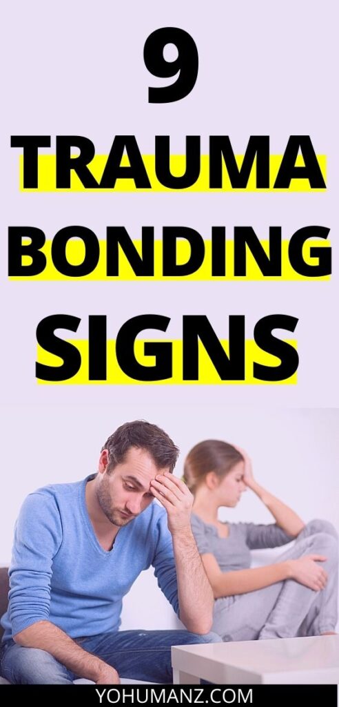 signs your are trauma bonded