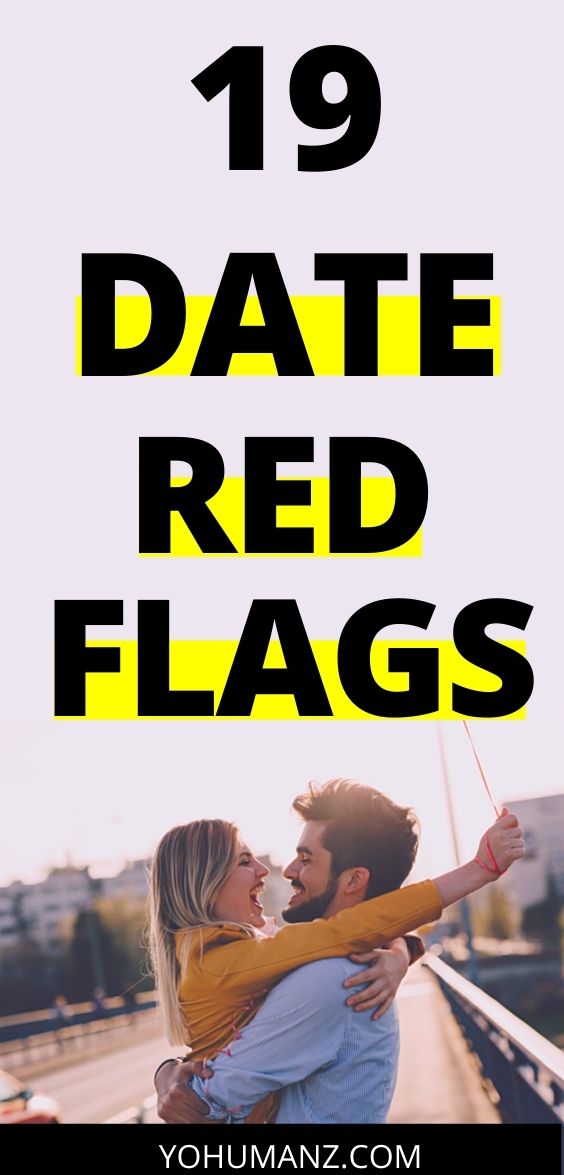red flags when dating
