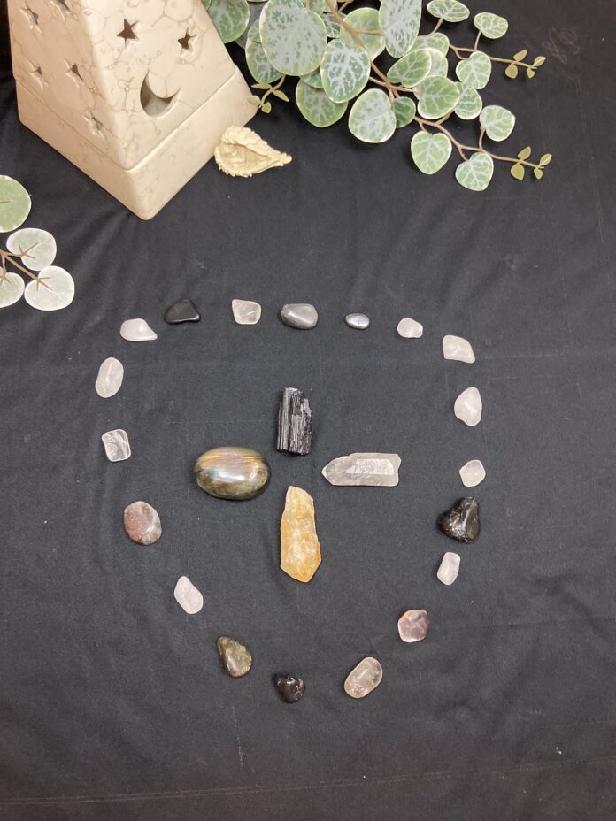 6 Crystal Grid Templates Printables for Love, Protection, Healing