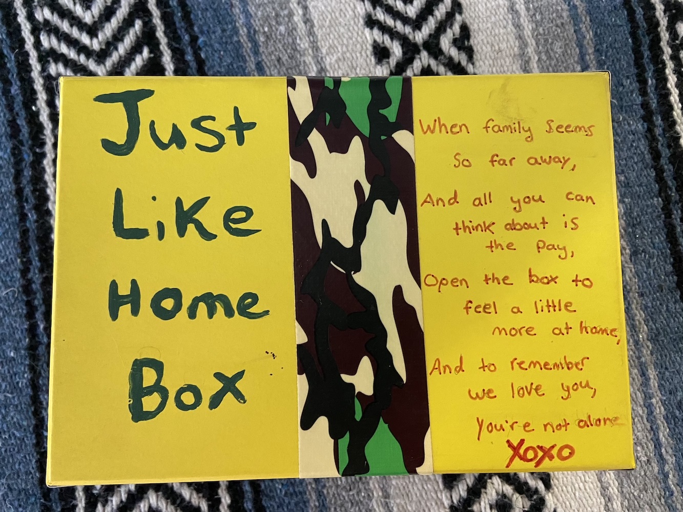 diy gift going away military long distance away from home