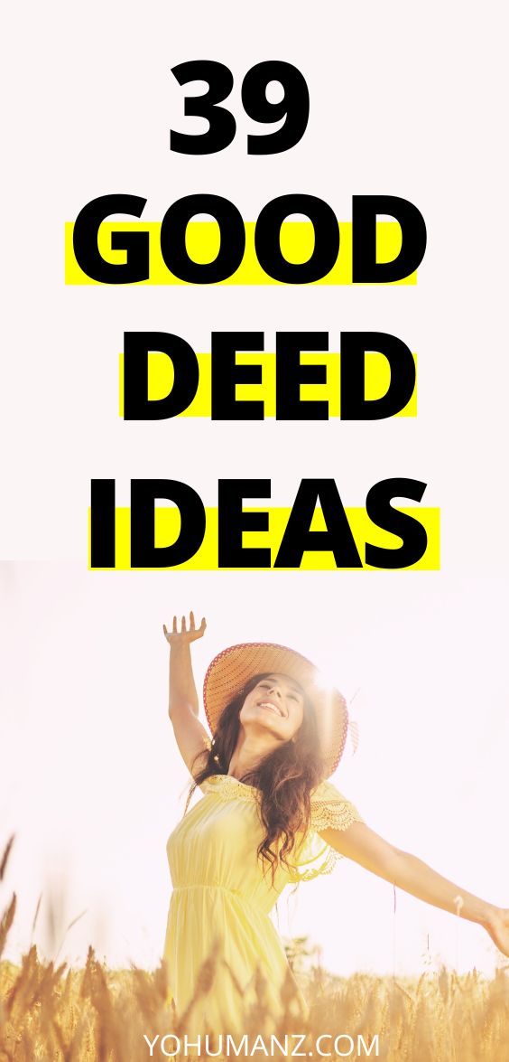 good deed ideas, acts of kindness ideas, good deeds
