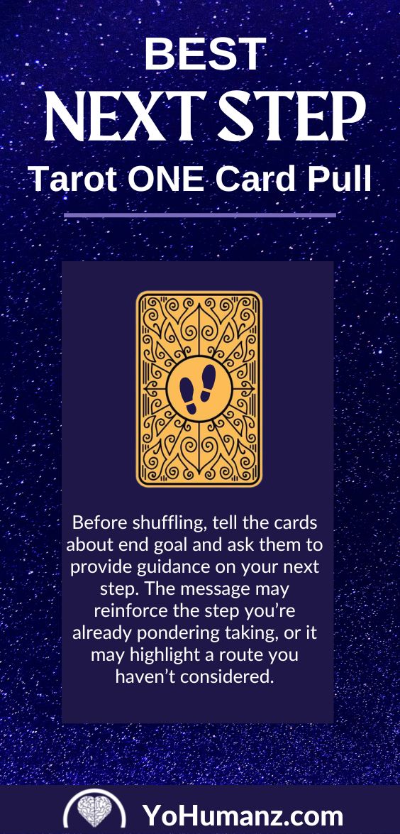 Tarot One Card spread, Pick a Card spread