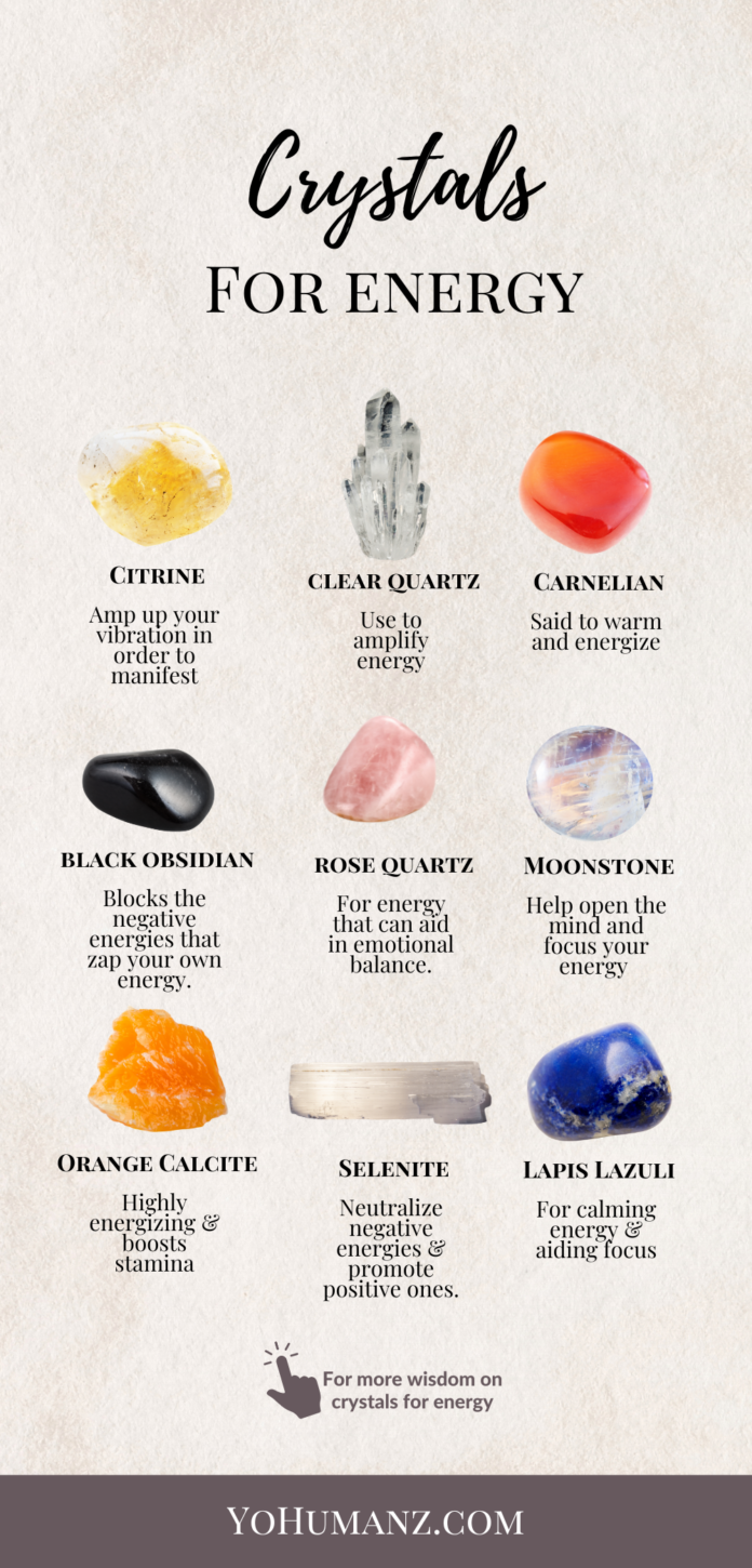 11 Powerful Crystals for Energy Boost Energy, Focus, Vibration