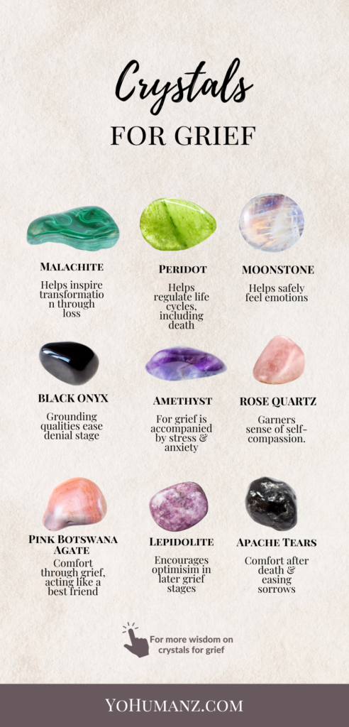 18 Crystals for Grief to Ease Sorrow, Loss & Overwhelm