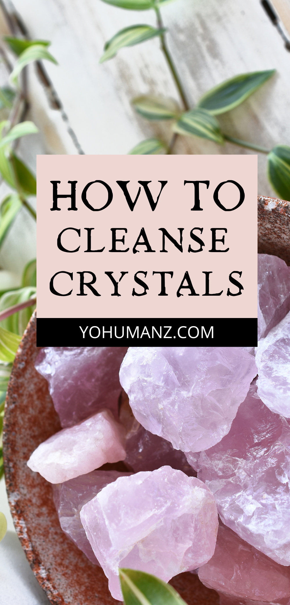 how to cleanse crystals