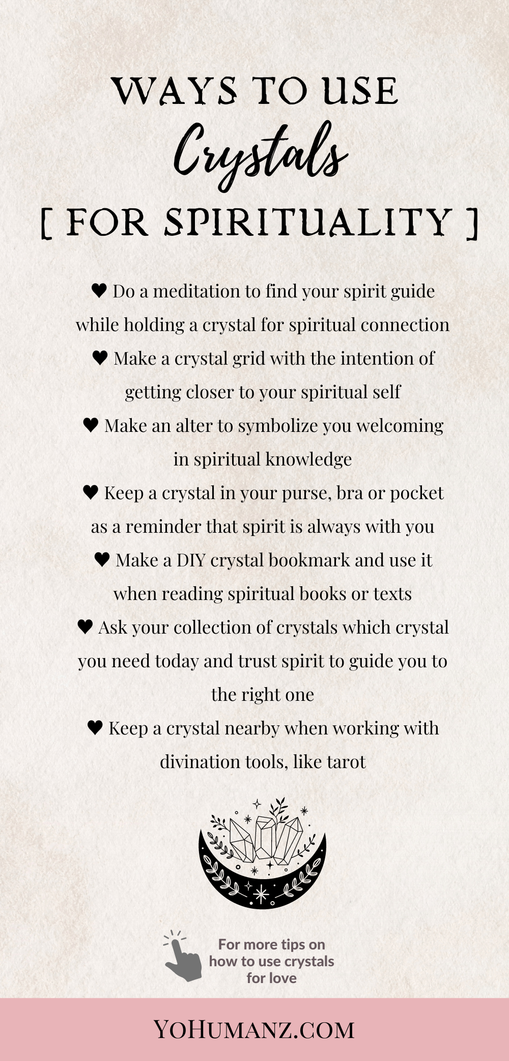 how to use crystals for spirituality